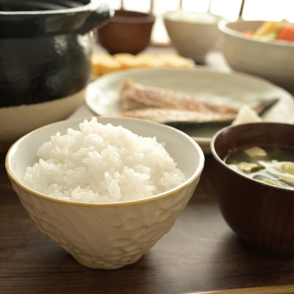 艶のある白いご飯とみそ汁と焼き魚